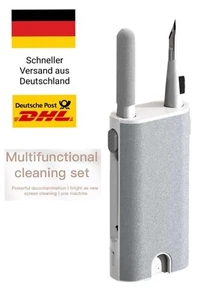 ✅ Airpod iphone Reiniger Laptop Kopfhörer Cleaning Kit 5 in 1 mit Sprühflasche ✅ - Bild 1 von 8