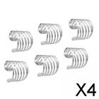 3x6x Serviette Ring Napkin Holder Metal Hollow Cloth Napkins Rings Napkin Rings