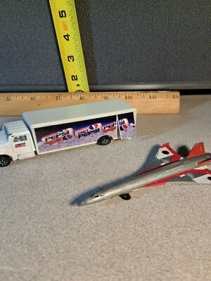 Camión remolque tractor Pepsi Cola juguete campeones de carretera y juguete Hyper Sonic Jet #2921L273 Foto 1 de 4