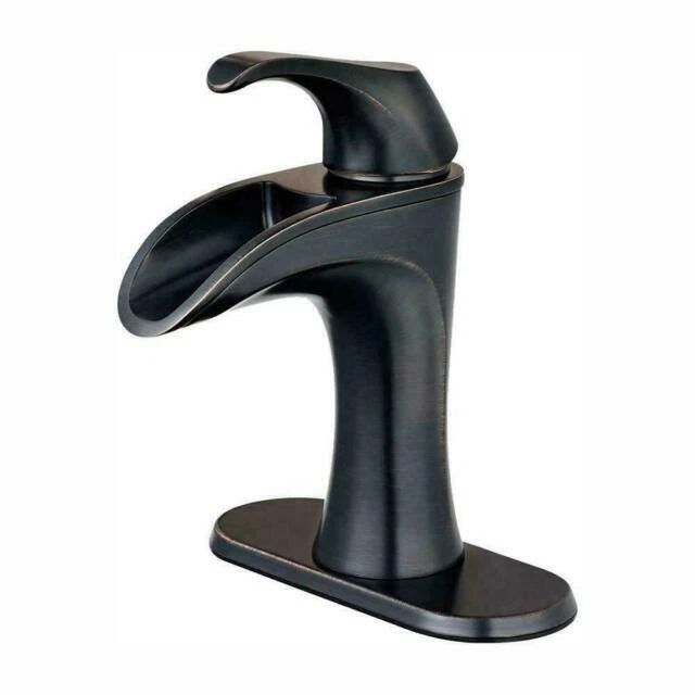 Pfister LF-042-BRYY Brea 4 in. Centerset Single-Handle Bathroom Faucet - Tuscan Bronze