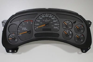 NEW 03-05 SILVERADO DURAMAX DIESEL 2500HD 3500HD KILOMETER KP/H METRIC CLUSTER - Picture 1 of 1