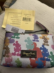 RARA Borsa in argento nuova con etichette Dooney & Bourke Disney Wonder Topolino 10° anniversario - Foto 1 di 5
