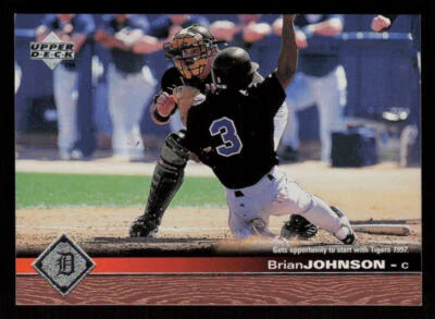 Brian Johnson 1997 Upper Deck #357 Detroit Tigers Baseball Card - Image 1 of 2