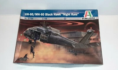 ITALERI 1/48 UH-60/MH-60 BLACK HAWK NIGHT RAID N°2706 KIT MONTAGGIO - Immagine 1 di 2