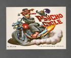 1980 Topps WEIRD WHEELS "Psycho Cycle" Sticker #50 Ex