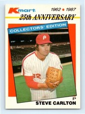 1987 Topps Kmart 25th Anniversary Steve Carlton Philadelphia Phillies #15