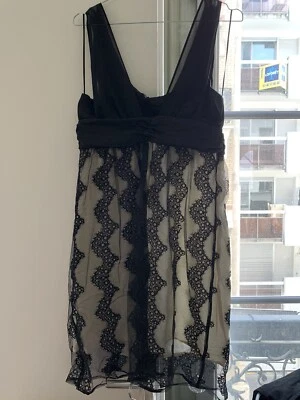 Robe Noire Et Blanche Nafnaf - Photo 1/2