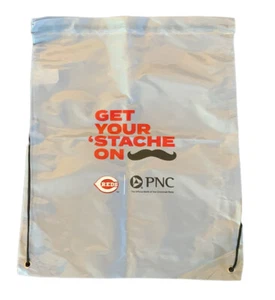 Cincinnati Reds “Get Your ‘Stache On” String Bag - Picture 1 of 1
