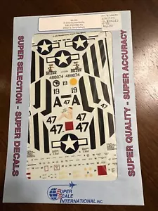 Superscale Decals 48575 1/48 Scale P-47N Thunderbolt Bitter & They Satisfy - Picture 1 of 4