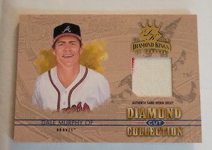 2004 Donruss Diamond Kings Cut Collection Jerseys #/50 Dale Murphy #DC-37 SP