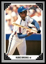 1991 Leaf #295 Hubie Brooks    New York Mets