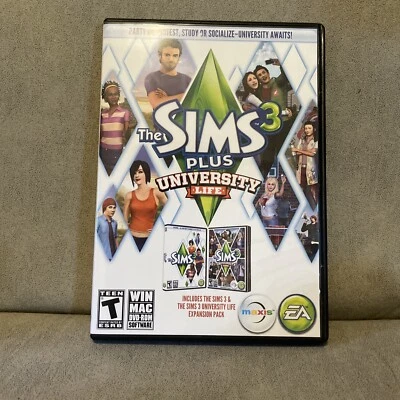 Sims 3 Plus University Life: Limited Edition (Windows/Mac, 2013) CIB - Image 1 of 4