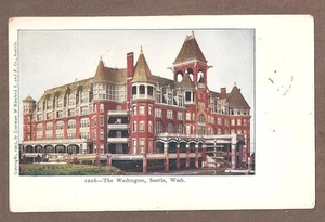 VINTAGE POSTCARD UNUSED THE WASHINGTON SEATTLE WASHINGTON - Picture 1 of 1