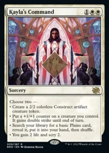 *MtG: 3x KAYLA'S COMMAND - La Guerra de los Hermanos Raro - Magicman-Europa* - Imagen 1 de 1
