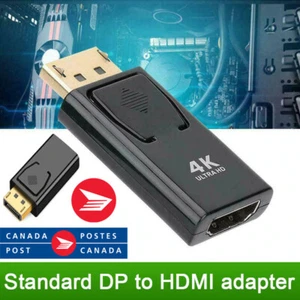 Display Port DP Male To HDMI Female Adaptor Adapter Converter For 1080P HDTV PC - Picture 1 of 10