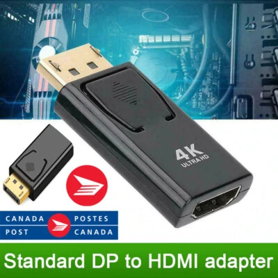 Display Port DP Male To HDMI Female Adaptor Adapter Converter For 1080P HDTV PC - Image 1 of 4