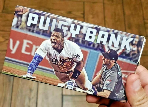Yasiel Puig Puigy Bank 2018 Dodgers Stadium Promo SGA not bobblehead Cover
