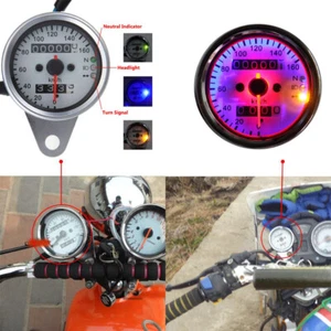 Velocímetro doble LED para motocicleta Harley Sportster Hugger personalizado V-rod XL883 - Imagen 1 de 12