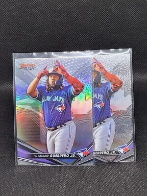 2022 Bowman's Best - Refractor #29 Vladimir Guerrero Jr Toronto Blue Jays + base - Image 1 of 3