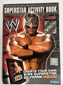 Raro Vintage NUOVO 2009 WWE Superstars Libro Attività Puzzle Attività Mysterio - Foto 1 di 15
