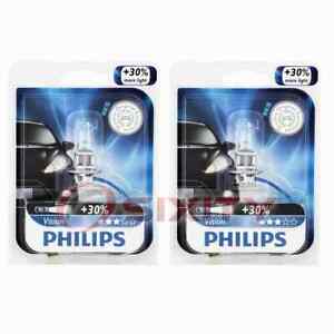 2 pc Philips Front Fog Light Bulbs for Chevrolet Astra Aveo Aveo5 Beretta mm