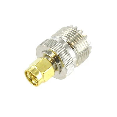 VALLEY ENTERPRISES SMA Male to UHF Female RF Coax Cable Adapter
