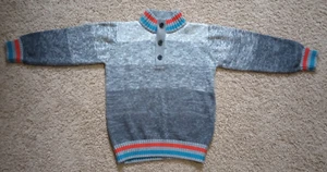 Boys Gray Gymboree Sweater Size M (7-8) Excellent Condition - Picture 1 of 3