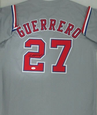 Expos Hall of Famer VLADIMIR GUERRERO Signed Custom Replica Jersey AUTO - JSA - Image 1 of 3
