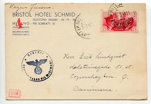 Fratellanza Cent. 75 n. 456 isolato su cartolina commerciale da Milano - Photo 1 sur 1