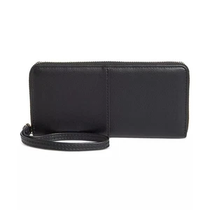 On 34th Women's "Angii" Zip Around Wristlet Wallet in Black - Picture 1 of 6