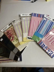 Collectionz By Junkitz Swatchz 3pcs 6” X 12” Fabric Quilters Material, Lot Of 9 - Picture 1 of 5