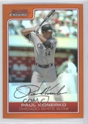 2006 Bowman Chrome Orange Refractor /25 Paul Konerko #84 - Image 1 of 2