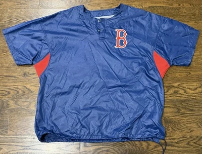 Camisa Pullover Vintage Medias Rojas Colección Diamante Starter Chaqueta Abrigo MLB Boston Foto 1 de 4
