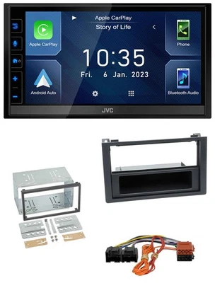 JVC DAB Bluetooth MP3 USB 2DIN Autoradio für Saab 9.3 Ys3F 2007-2012 - Bild 1 von 4