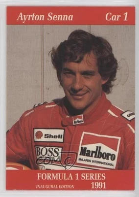 1991 Carms Formula One Ayrton Senna #1 Rookie RC HOF - Image 1 of 2