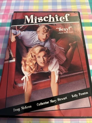 Mischief 1985 DVD Movie Kelly Preston Doug McKeon Teenage Sex Comedy - Image 1 of 2