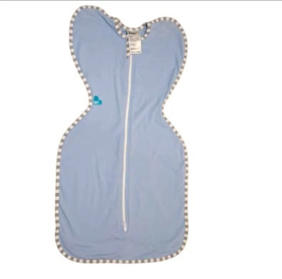 Saco de dormir Love To Swaddle Up original pequeño cremallera completa azul para bebé 6,5 libras - 13 libras Foto 1 de 4
