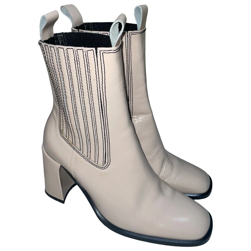 Botines Chelsea E8 by Miista Adair Taupe Florentique Talla: EU 38 US 7.5 Foto 1 de 4