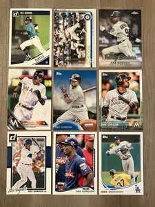 Dee Gordon 9 Card Lot. Assorted Career Player & Promo Cards. Dodgers, Marlins - Picture 1 of 1