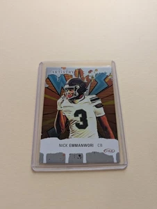 2025 Sage Nick Emmanwori Artistry silver #48 South Carolia/Seatle - Picture 1 of 3