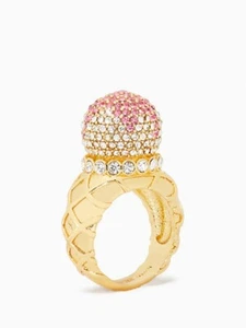 Kate Spade New York Eisbecher Statement Ring Brandneu mit Etikett Neu mit Etikett - Bild 1 von 3