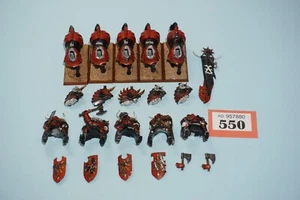 Warhammer Fantasy The Old World Chaos Warriors Mounted Knights x 5 - Metal - Picture 1 of 5