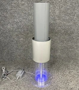 LightAir Surface Ion Flow 50 Silver W/Blue Light Floor Table Top Air Purifier - Picture 1 of 11
