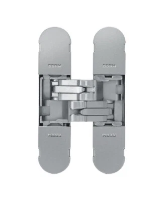 CERNIERA A SCOMPARSA PER PORTE CEAM 1129 3D  COVER ARGENTO - Immagine 1 di 2