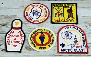 Parches Scout Wakazoo Variety Bowl A Thon Artic Blast Juegos Olímpicos ETC - Imagen 1 de 11
