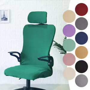 Swivel Computer Chair Cover Stretch Office Armchair Slipcover Seat Protector HOT - Picture 1 of 23