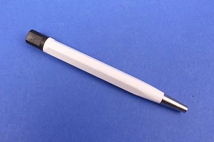Glasfaserradierer Glasfaserstift Polierstift 4 mm weiß Metallspitze - Picture 1 of 1