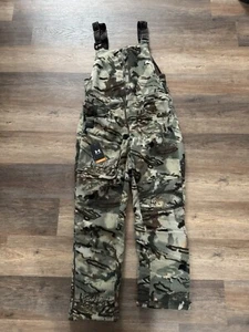 Under Armour UA RUT Windproof Scent Control Microfleece Forest AS Camo Bibs L - Picture 1 of 7