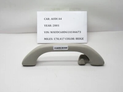 2000-2001 Audi A4 Rear Roof Grab Assist Handle 8D0857607G OEM - Image 1 of 4