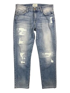Current Elliott Jeans 26 The Fling Slim Boyfriend Super Vintage Repair Wash #2 - Picture 1 of 14